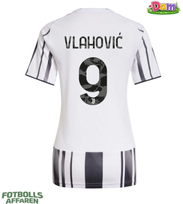 Juventus Dusan Vlahovic #9 Hemmatröja Kvinnor 2025-26 Kortärmad